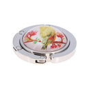 Portable Handbag Hook Foldable Desk Bag Purse Metal Holder Hanger Gifts(A) Newly