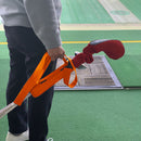 Golf Club Carrier Bag Nylon Driving Range Course Training Case (Orange)