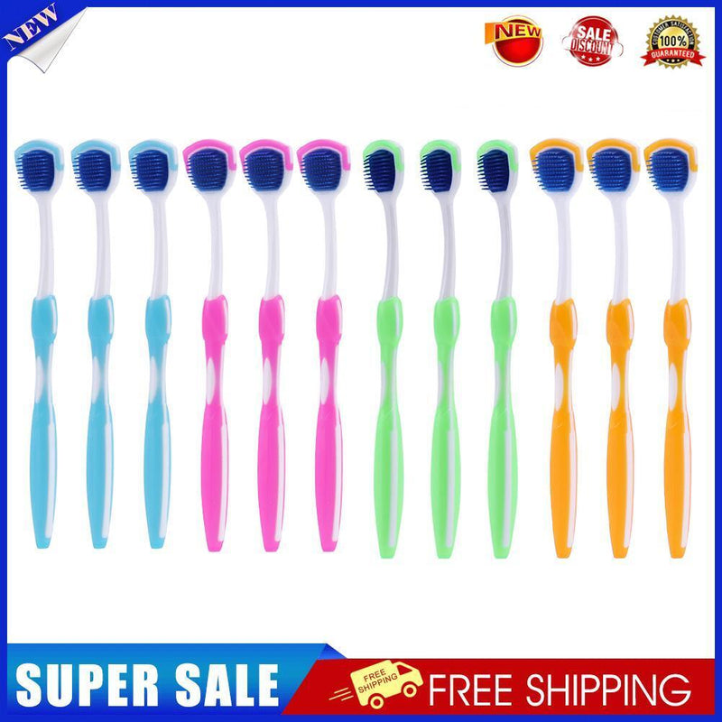 12pcs Cleaning Tongue Fresh Breath for Children Tongue Clean Breath Toothbr