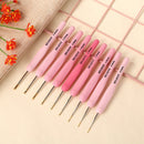 9pcs Crochet Hooks Knitting Needles Set Weave Sewing Needles Tool (Thin) Newly