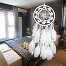 Wooden Beads Lace Pendant Feather Wind Bell Games Wedding Gifts