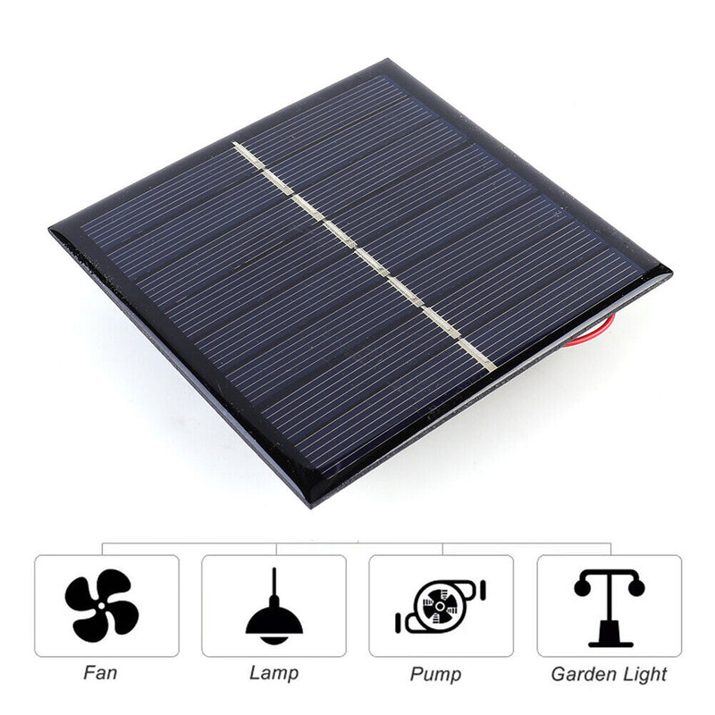 Solar Cell Polycrystalline Silicon for 2AA 1.2V Rechargeable Battery Chargi