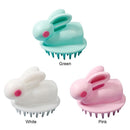 Silicone Head Scalp Massage Brush Shampoo Hair Washing Bath Comb (Green)