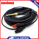 3.5mm 6.35mm Jack Splitter Stretchable Audio Cable for Sennheiser HD600 HD580