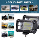 5 inch 2-Row 72W LED Work Light Pod Offroad Driving Lamp for Car Truck SUV
