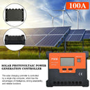 100A Solar Controller Solar Charger Solar Power Controller Battery Charger PW~