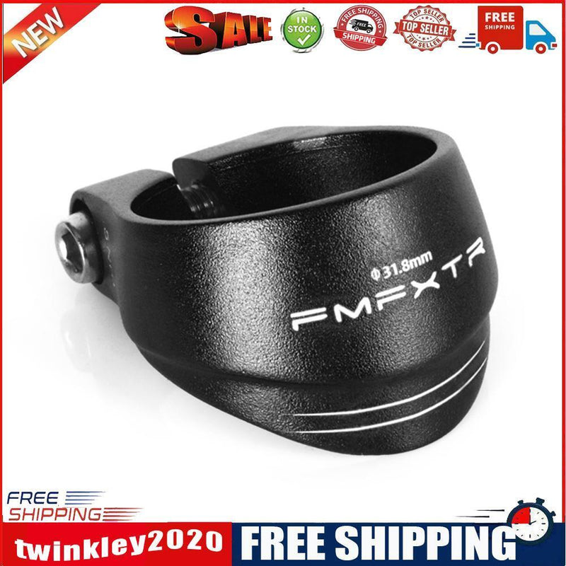 31.8mm Bicycle Saddle Seat Tube Clamp MTB Road Bike Seatpost Clamps (Black)