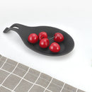 Silicone Spoon Pad Kitchen Utensils Spatula Heat Resistant Placemat (Black)