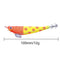 #A 100mm 12g Sinking Fishing Lures Luminous Wood Shrimp Bait with Squid Jigs Hoo