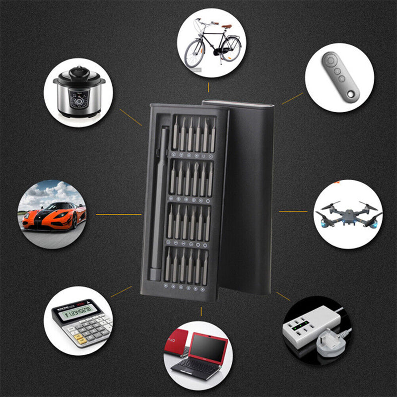 24 in 1 Screwdriver Kit Magnetic DIY Dismountable Bits Phone Repair Tools
