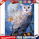 5D DIY Full Round Drill Diamond Painting Owl Pattern for Adults 30x40cm