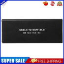 M.2 NGFF to USB 3.0 6Gbps SSD External Enclosure Converter Adapter Case