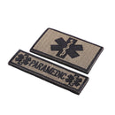 2pcs/set Medical Technician EMT Embroidered Patches Military Tact
