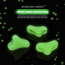 Outdoor Camping Luminous Tent Rope Buckle Canopy Triangle Tightening Buckles