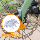 200pcs Aluminium Bicycle Shift Brake Cable Cap MTB Road Bike Wire Tube End