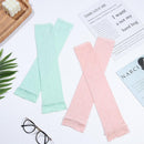 Running Summer Cooling Sun Protection Arm Sleeves Lace Gloves Arm Cover
