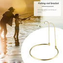 Removable Fishing Wheel Rack Stainless Steel Spinning Reel Display Stand Holder