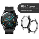 PC Case for Huawei Watch GT 2 GT2 46mm Watch Cover Screen Protector (Black)