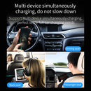 Car Rear Seat Charger 31W 3 USB Dual Type-C Auto Front Back Charger Adapter