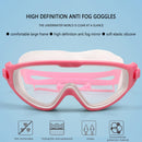 Children Goggles Waterproof Anti-fog Swimming Diving Glasses (Rose White) Newly