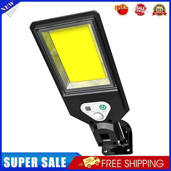 COB LED Solar Street Lights Outdoor Courtyard Porch PIR Remote Control Wall