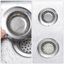 Steel Waste Drainer Colander Sink Strainer Filter Basket Food Hair Stopper