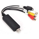 USB 2.0 Video Capture Card VCR VHS TV to DVD DVR Digital Converter Audio Adapter