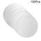 100pcs Round Parchment Paper Silicone Oil Non-Stick Pad Papers White Baking H0L9