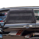 4pcs Universal Car Side Window Shade Double Layer Front+Rear Window Sunshade Set