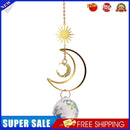 Moon Sun Ball Crystal Hanging Metal Pendant Garden Decor (19)