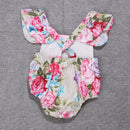 Floral Baby Halter Romper Newborn Infant Baby Girls Clothes Jumpsuit