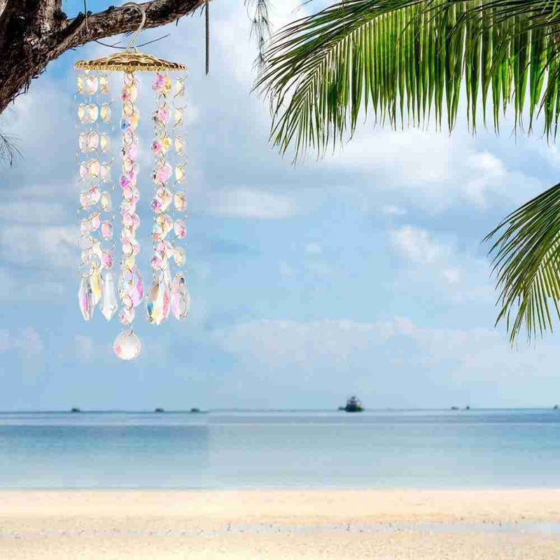 Decoration Garden Decor Hanging Ornament Crystal Pendant Handmade Wind Chimes