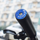 2pcs Aluminum Bicycle Handlebar Bar End Plugs for MTB Folding Bike (Blue) Newly