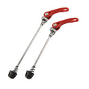 Pair Bike Bicycle Cycling Wheel Hub Skewers Quick Release Bolt red