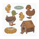 Farm Duck Silicone Stamp Cutting Die Stencil Frame Scrapbook Decor Craft Newly