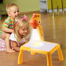 Detachable Giraffe Projection Painting Table Board Desk Study Early Education