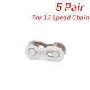 5 Pairs MTB Road Bike Chain Link Connector Chain Joint Magic Buckles (12S) Newly