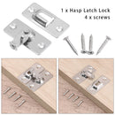 Tools 90 Degree Hasp Anti-theft Deduction Latches Sliding Door Chain Locks