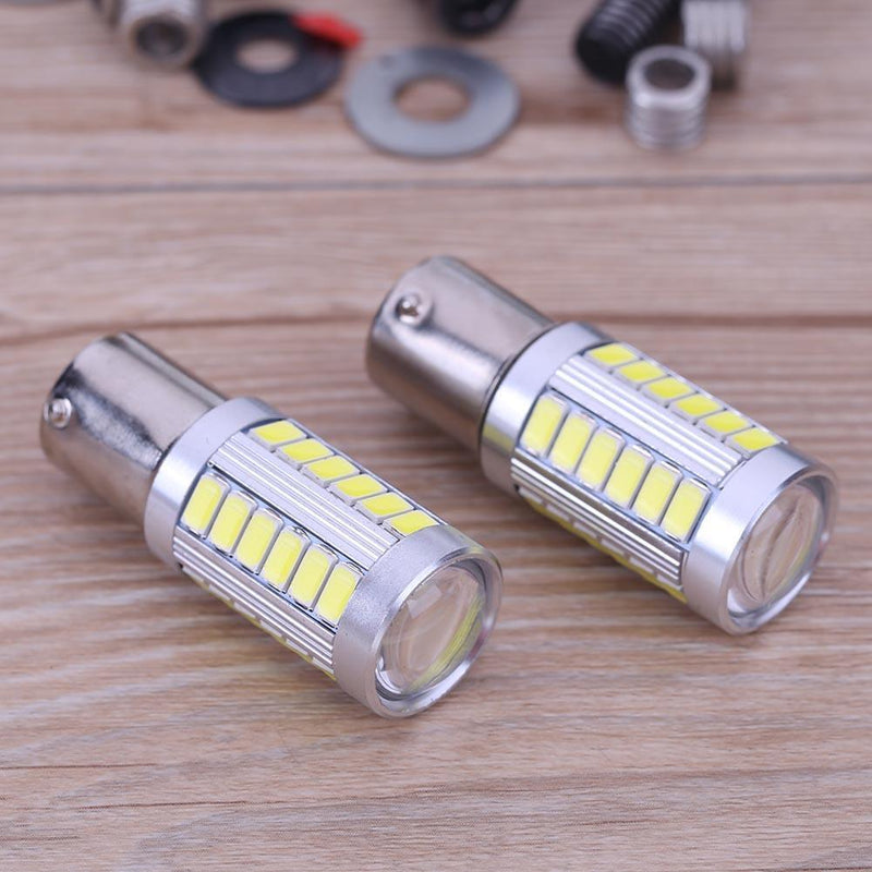 2pcs Car Styling 1156 5630-33SMD Led Car Indicator Brake Light Rear Rev