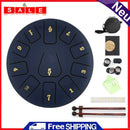 8"" 11 Tune Notes Hand Pan Tank Drum Tongue Drum with Drumsticks for Beginner