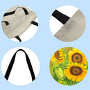 Jump Car Sunflower Printed Shopping Bag (40 x 40 cm)