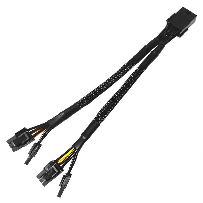 Graphics Card 8Pin to Dual 8Pin (6+2) GPU Power Cable for BTC Mining Motherboard