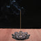 Sandalwood Stick Burner Censer Buddhism Bronze Lotus Incense Line Holder Deco