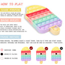 Autism Push Bubble Sensory Toys Anti Stress Squeeze Desktop Puzzle Toys Newly