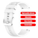 22mm Silicone Wrist Strap Band w/Buckle for Amazfit GTR 47mm (White) Newly