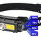 XPG+COB Strong Light Headlight Fishing Running Headlamp Head Lamp Work Light