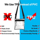 Festival Travel Stadium Approved Crossbody Bag Clear Bag Transparent Tote Bag