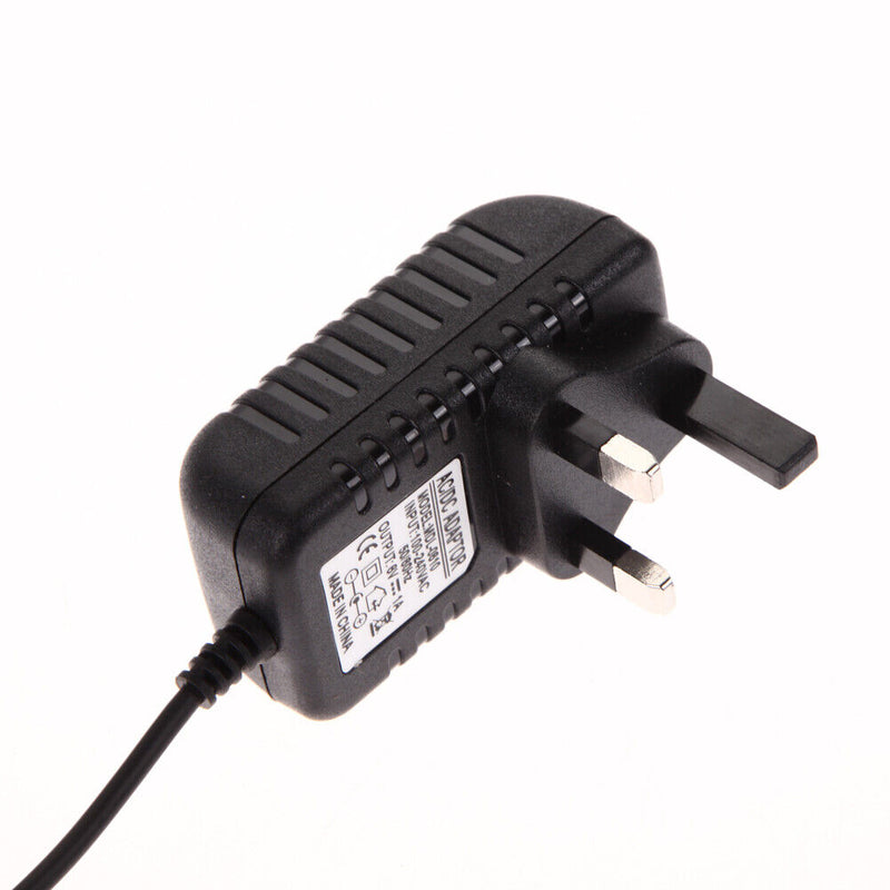 UK Male 6V 1A AC 100-240V Converter Adapter DC 5.5x2.5MM + 2.5 X 0.7MM Charging
