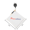 Golf Ball Cleaning Towel Sports Golf Club Head Wiping Cloth Cleaner (White)