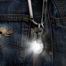 #A Type-C USB Charging COB LED Camping Outdoor Flashlight Keychain Bottle Open